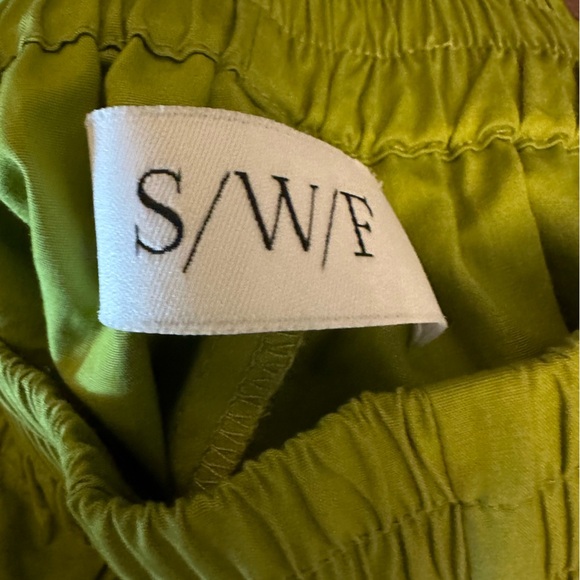 SWF Straight Leg Trouser Agave Green Pants - Picture 8 of 9